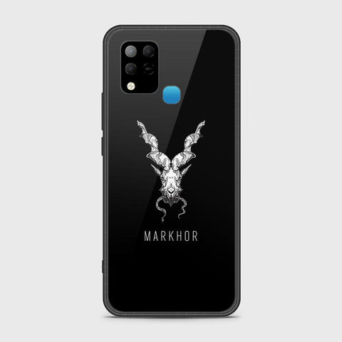 Infinix Hot 10s Cover - Markhor Series - HQ Ultra Shine Premium Infinity Glass Soft Silicon Borders Case