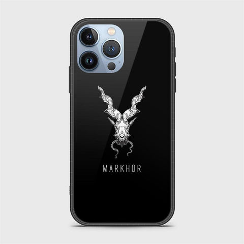 iPhone 14 Pro Max Cover - Markhor Series - HQ Ultra Shine Premium Infinity Glass Soft Silicon Borders Case