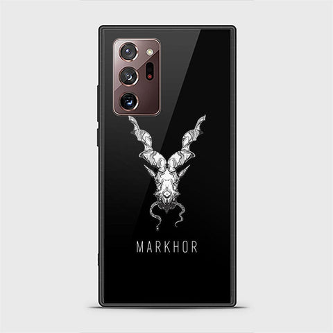 Samsung Galaxy Note 20 Ultra Cover - Markhor Series - D120 - HQ Ultra Shine Premium Infinity Glass Soft Silicon Borders Case