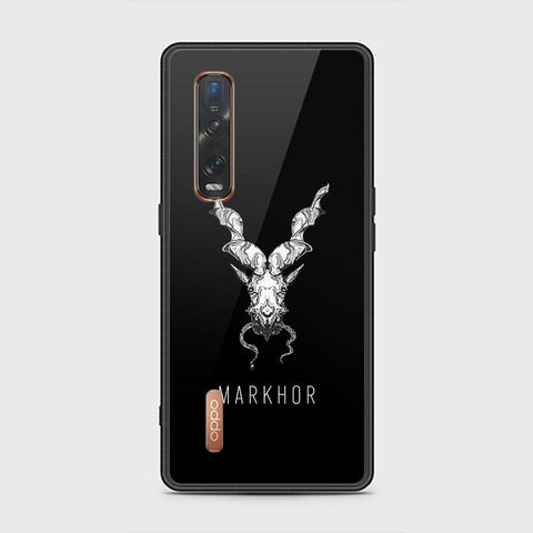 Oppo Find X2 Pro Cover - Markhor Series - HQ Ultra Shine Premium Infinity Glass Soft Silicon Borders Case