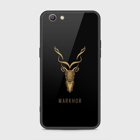 Oppo A59 Cover - Markhor Series - HQ Ultra Shine Premium Infinity Glass Soft Silicon Borders Case