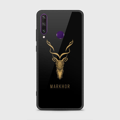 Huawei Y6p Cover - Markhor Series - HQ Ultra Shine Premium Infinity Glass Soft Silicon Borders Case