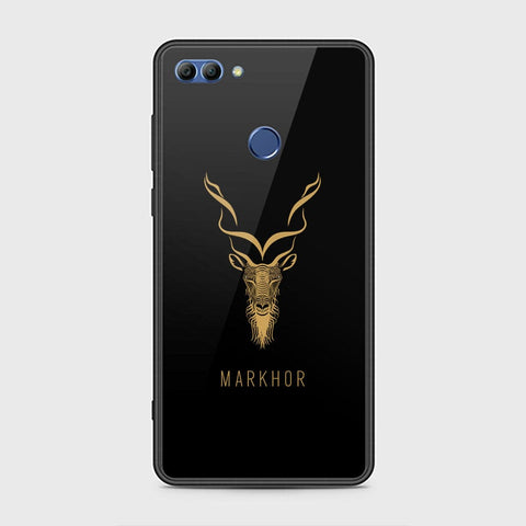 Huawei Y9 2018 Cover - Markhor Series - HQ Ultra Shine Premium Infinity Glass Soft Silicon Borders Case