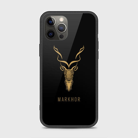 iPhone 12 Pro Max Cover - Markhor Series - HQ Ultra Shine Premium Infinity Glass Soft Silicon Borders Case