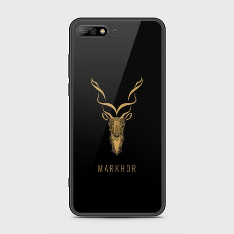 Huawei Y6 Prime 2018 Cover - Markhor Series - HQ Ultra Shine Premium Infinity Glass Soft Silicon Borders Case