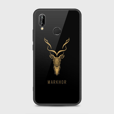 Huawei P20 Lite Cover - Markhor Series - HQ Ultra Shine Premium Infinity Glass Soft Silicon Borders Case