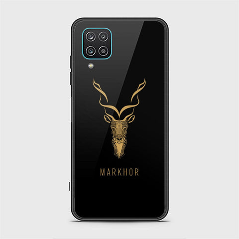 Samsung Galaxy A12 Cover - Markhor Series - HQ Ultra Shine Premium Infinity Glass Soft Silicon Borders Case