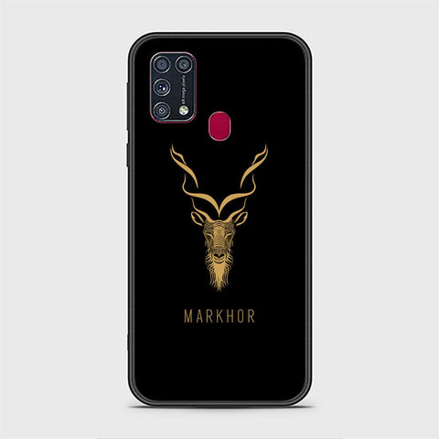 Samsung Galaxy M31 Cover - Markhor Series - HQ Ultra Shine Premium Infinity Glass Soft Silicon Borders Case