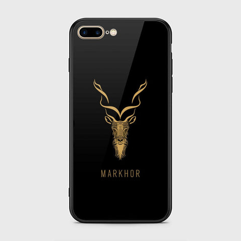 iPhone 8 Plus / 7 Plus Cover - Markhor Series - HQ Ultra Shine Premium Infinity Glass Soft Silicon Borders Case