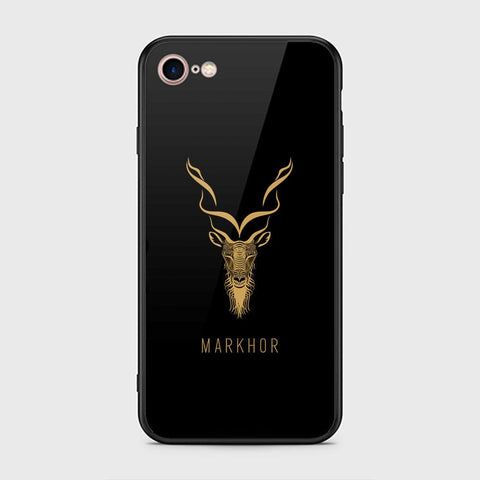 iPhone 8 / 7 Cover - Markhor Series - HQ Ultra Shine Premium Infinity Glass Soft Silicon Borders Case