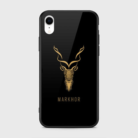 iPhone XR Cover - Markhor Series - HQ Ultra Shine Premium Infinity Glass Soft Silicon Borders Case