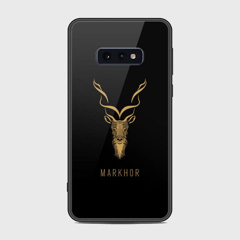 Samsung Galaxy S10e Cover - Markhor Series - HQ Ultra Shine Premium Infinity Glass Soft Silicon Borders Case