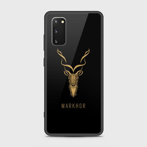 Samsung Galaxy S20 Cover - Markhor Series - HQ Ultra Shine Premium Infinity Glass Soft Silicon Borders Case