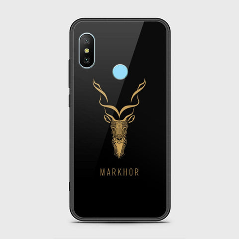 Xiaomi Mi A2 Cover - Markhor Series - HQ Ultra Shine Premium Infinity Glass Soft Silicon Borders Case