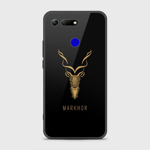 Huawei Honor View 20 Cover - Markhor Series - HQ Ultra Shine Premium Infinity Glass Soft Silicon Borders Case