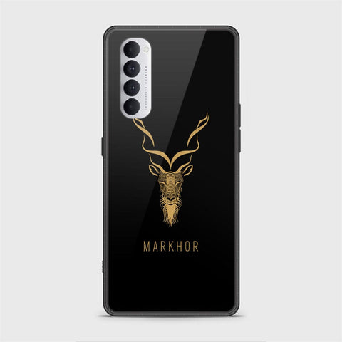 Oppo Reno 4 Pro Cover - Markhor Series - HQ Ultra Shine Premium Infinity Glass Soft Silicon Borders Case