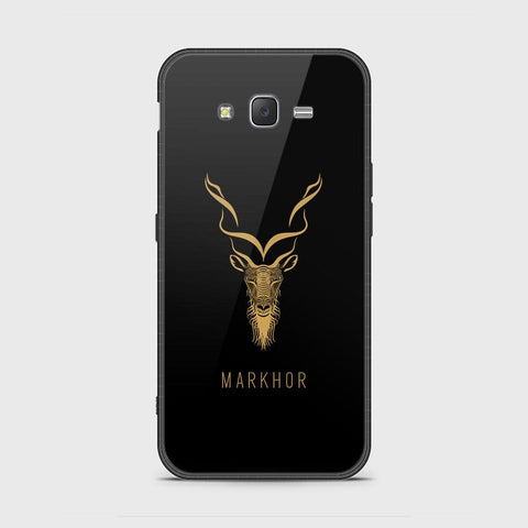 Samsung Galaxy J7 2015 Cover - Markhor Series - HQ Ultra Shine Premium Infinity Glass Soft Silicon Borders Case