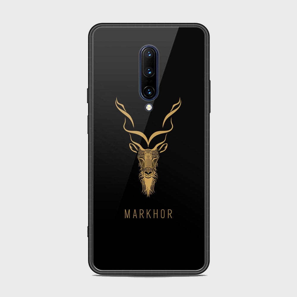 OnePlus 7 Pro Cover - Markhor Series - D50 - HQ Ultra Shine Premium Infinity Glass Soft Silicon Borders Case ( Fast Delivery )
