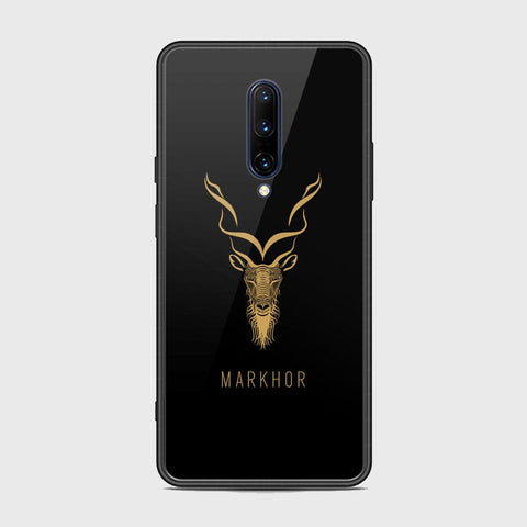 OnePlus 7 Pro Cover - Markhor Series - D50 - HQ Ultra Shine Premium Infinity Glass Soft Silicon Borders Case ( Fast Delivery )