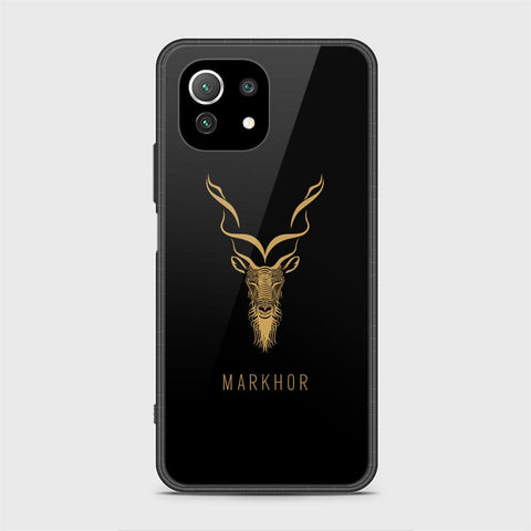 Xiaomi Mi 11 Lite Cover - Markhor Series - HQ Ultra Shine Premium Infinity Glass Soft Silicon Borders Case