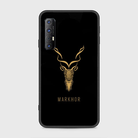 Oppo Reno 3 Pro 5G Cover - Markhor Series - HQ Ultra Shine Premium Infinity Glass Soft Silicon Borders Case