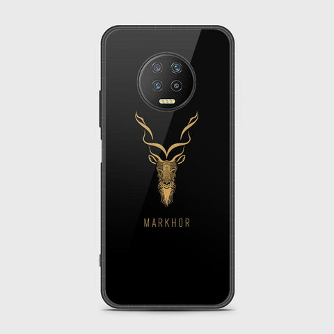 Infinix Note 7 Cover - Markhor Series - HQ Ultra Shine Premium Infinity Glass Soft Silicon Borders Case