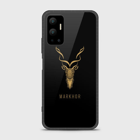 Infinix Hot 12 Cover - Markhor Series - HQ Ultra Shine Premium Infinity Glass Soft Silicon Borders Case