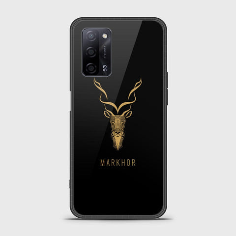 Oppo A55 5G Cover - Markhor Series - HQ Ultra Shine Premium Infinity Glass Soft Silicon Borders Case