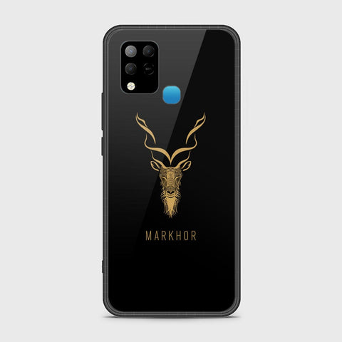 Infinix Hot 10s Cover - Markhor Series - HQ Ultra Shine Premium Infinity Glass Soft Silicon Borders Case