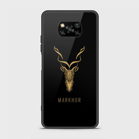 Xiaomi Poco X3 Cover - Markhor Series - HQ Ultra Shine Premium Infinity Glass Soft Silicon Borders Case