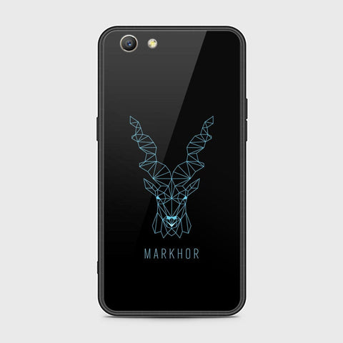Oppo A59 Cover - Markhor Series - HQ Ultra Shine Premium Infinity Glass Soft Silicon Borders Case