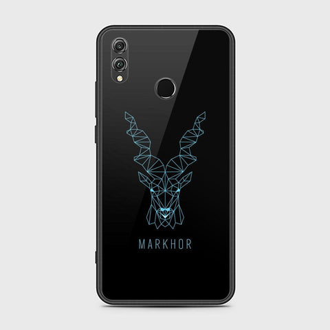 Huawei Honor 8X Cover - Markhor Series - HQ Ultra Shine Premium Infinity Glass Soft Silicon Borders Case