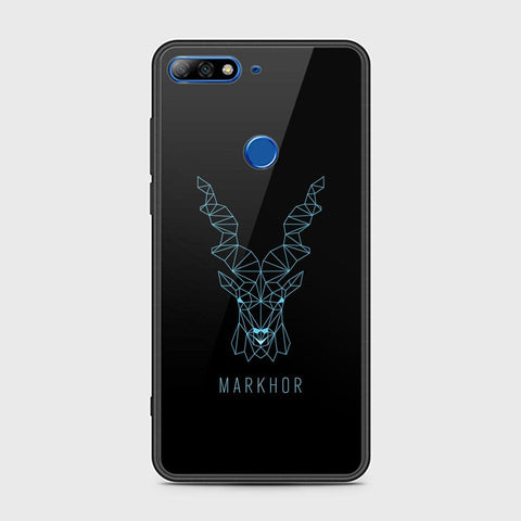 Huawei Y7 Prime 2018 Cover - Markhor Series - HQ Ultra Shine Premium Infinity Glass Soft Silicon Borders Case