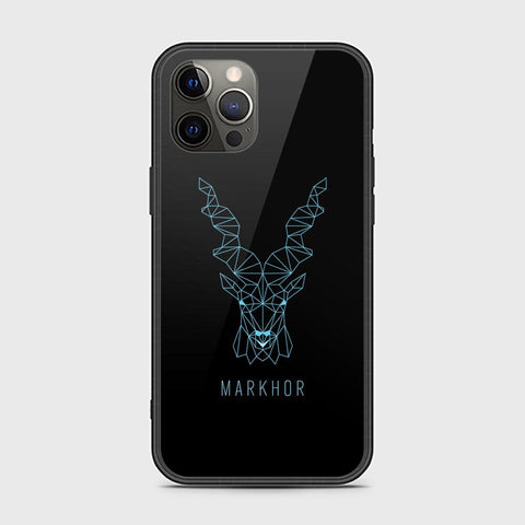 iPhone 12 Pro Max Cover - Markhor Series - HQ Ultra Shine Premium Infinity Glass Soft Silicon Borders Case