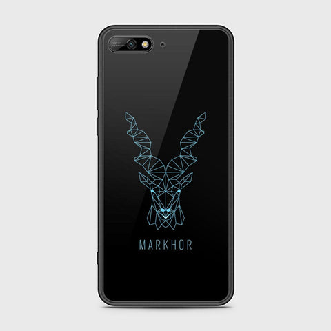 Huawei Y6 Prime 2018 Cover - Markhor Series - HQ Ultra Shine Premium Infinity Glass Soft Silicon Borders Case