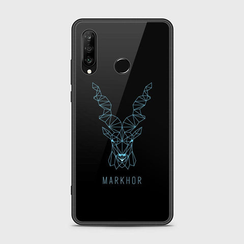 Huawei P30 lite Cover - Markhor Series - HQ Ultra Shine Premium Infinity Glass Soft Silicon Borders Case