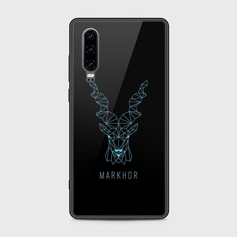 Huawei P30 Cover - Markhor Series - HQ Ultra Shine Premium Infinity Glass Soft Silicon Borders Case