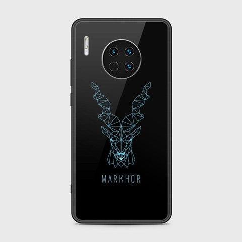 Huawei Mate 30 Cover - Markhor Series - HQ Ultra Shine Premium Infinity Glass Soft Silicon Borders Case