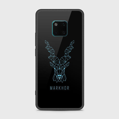 Huawei Mate 20 Pro Cover - Markhor Series - HQ Ultra Shine Premium Infinity Glass Soft Silicon Borders Case