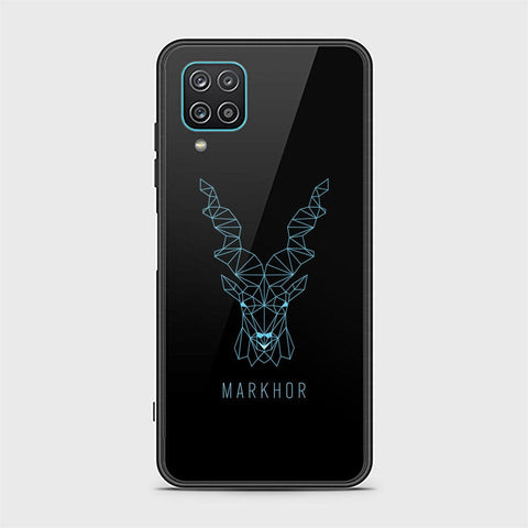 Samsung Galaxy A12 Cover - Markhor Series - HQ Ultra Shine Premium Infinity Glass Soft Silicon Borders Case