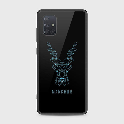 Samsung Galaxy A71 Cover - Markhor Series - HQ Ultra Shine Premium Infinity Glass Soft Silicon Borders Case