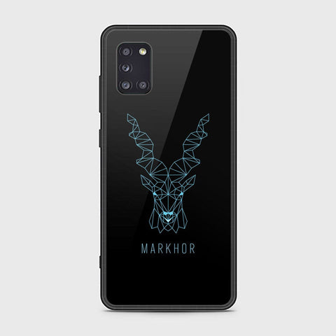 Samsung Galaxy A31 Cover - Markhor Series - HQ Ultra Shine Premium Infinity Glass Soft Silicon Borders Case