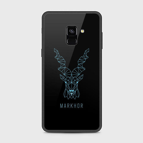 Samsung Galaxy A8 2018 Cover - Markhor Series - HQ Ultra Shine Premium Infinity Glass Soft Silicon Borders Case