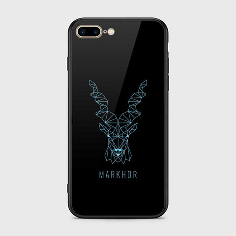 iPhone 8 Plus / 7 Plus Cover - Markhor Series - HQ Ultra Shine Premium Infinity Glass Soft Silicon Borders Case