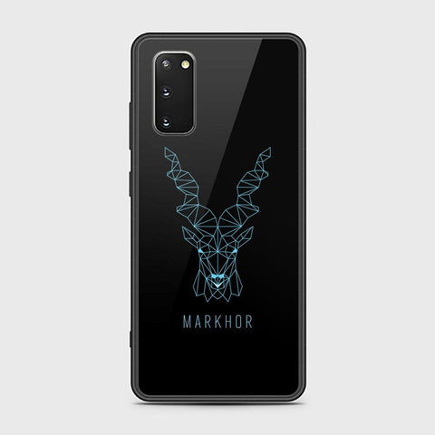 Samsung Galaxy S20 Cover - Markhor Series - HQ Ultra Shine Premium Infinity Glass Soft Silicon Borders Case