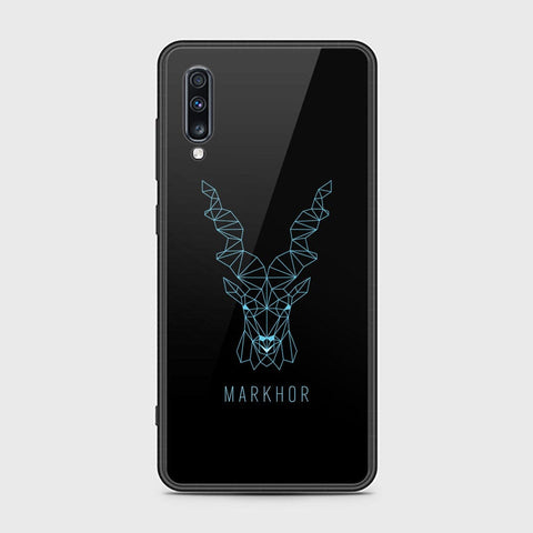 Samsung Galaxy A70 Cover - Markhor Series - HQ Ultra Shine Premium Infinity Glass Soft Silicon Borders Case