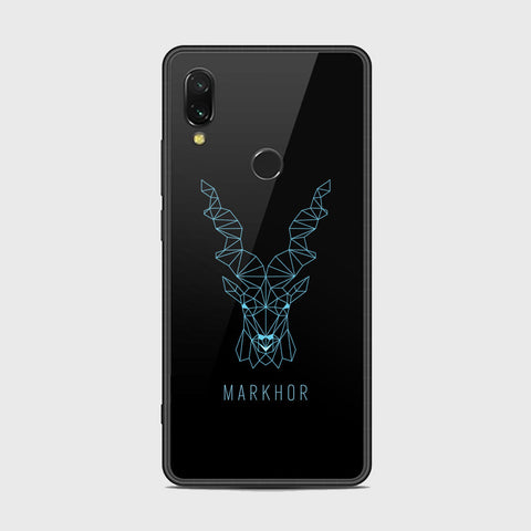 Xiaomi Redmi 7 Cover - Markhor Series - HQ Ultra Shine Premium Infinity Glass Soft Silicon Borders Case