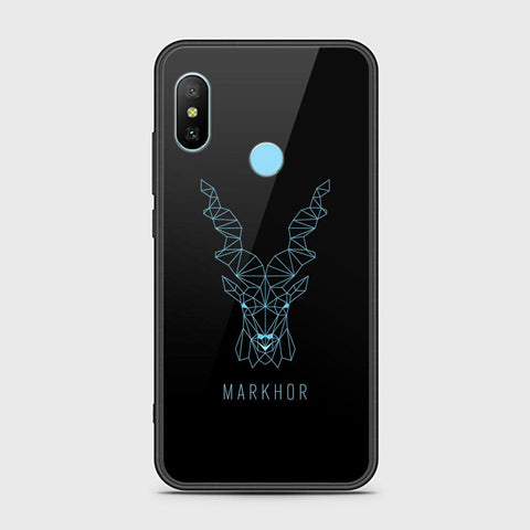Xiaomi Mi A2 Cover - Markhor Series - HQ Ultra Shine Premium Infinity Glass Soft Silicon Borders Case