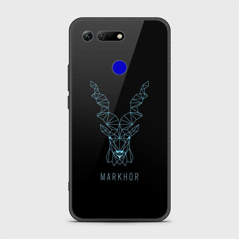 Huawei Honor View 20 Cover - Markhor Series - HQ Ultra Shine Premium Infinity Glass Soft Silicon Borders Case