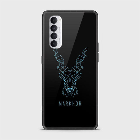 Oppo Reno 4 Pro Cover - Markhor Series - HQ Ultra Shine Premium Infinity Glass Soft Silicon Borders Case